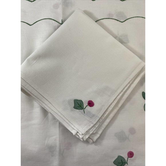 Imperial Elegance 8 Piece Pineapple Placemat/Napkin Set 100% Cotton A1-3 - Picture 2 of 2